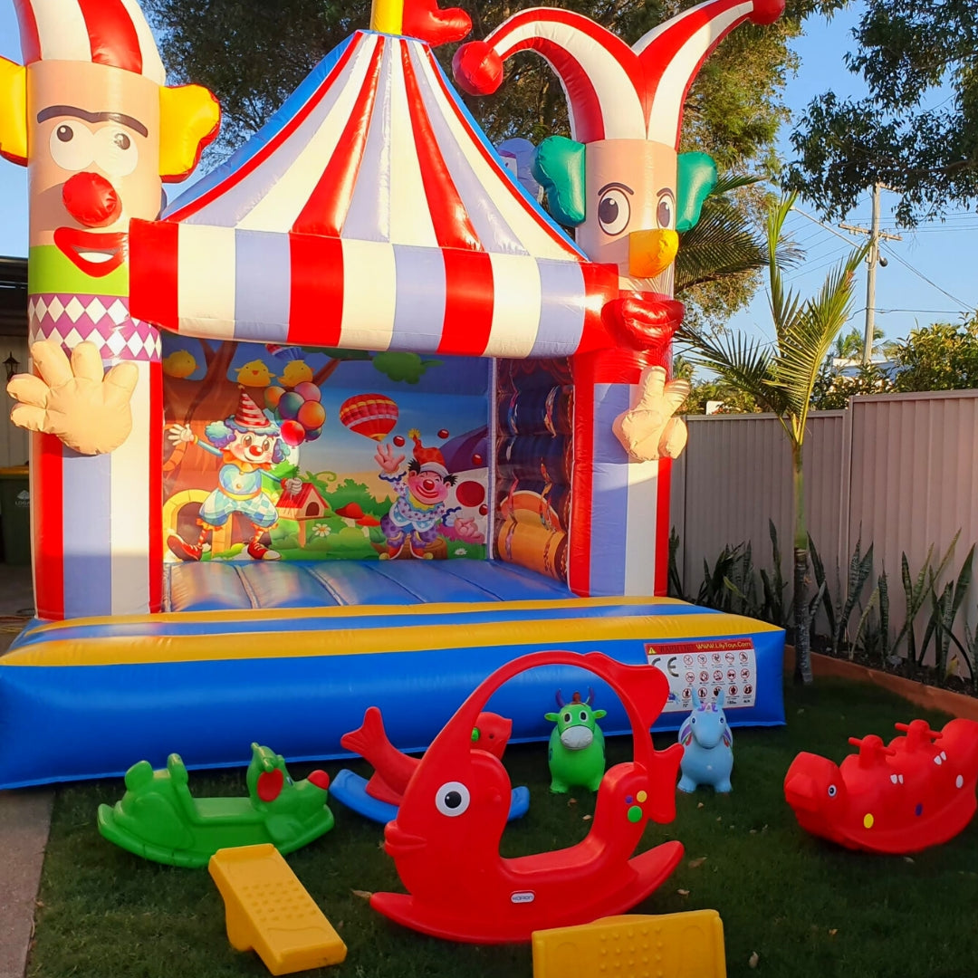 Circus Jumping Castle Party Bundle, North Brisbane