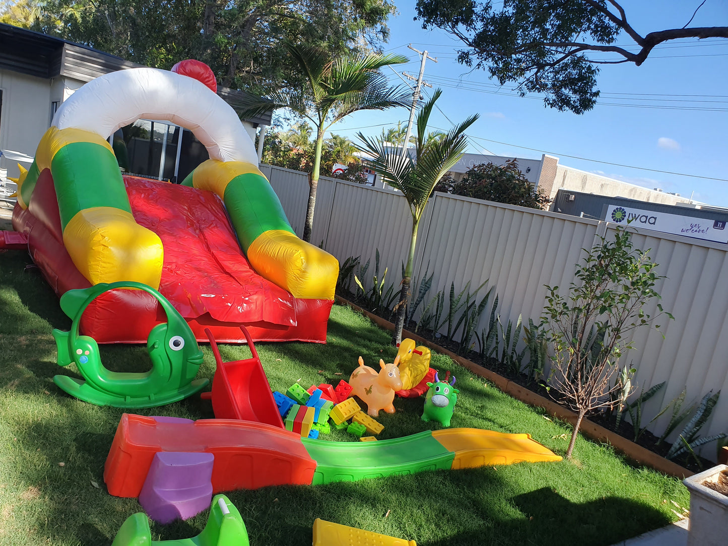 Red Slide Jumping Castle Party Bundle, South Brisbane