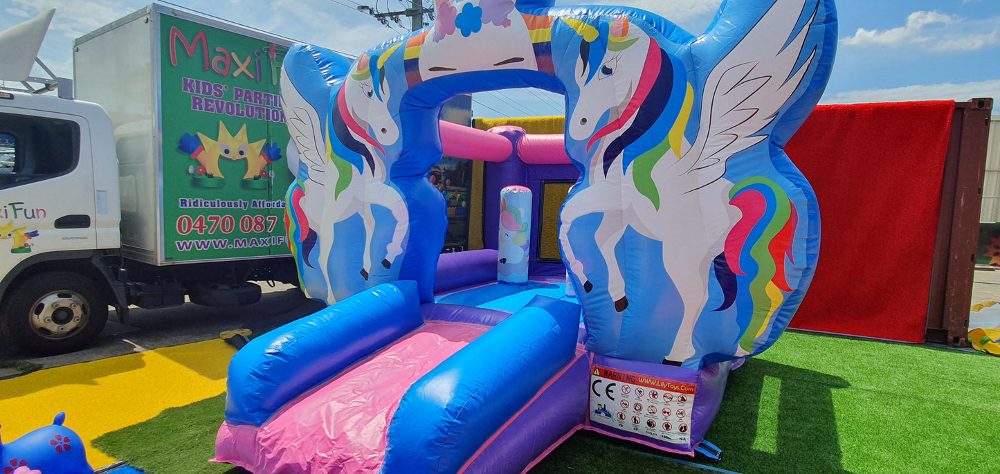 Baby Double Unicorn Jumping Castle, South Brisbane