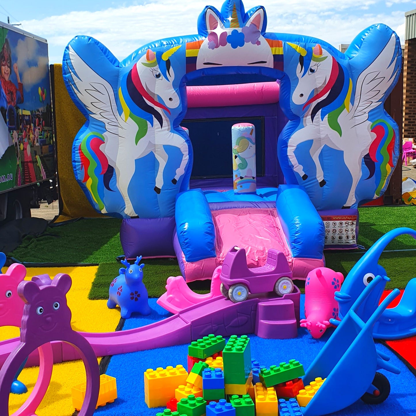 Baby Double Unicorn Party Bundle, South Brisbane