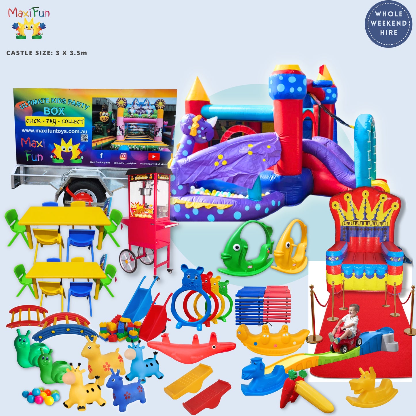 Dragon Ball Pit Trailer Package, South Brisbane
