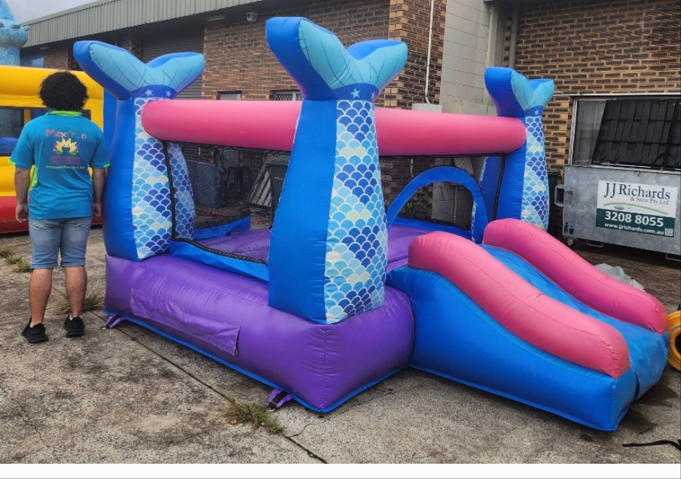 Mermaid Jumping Castle Party Bundle, South Brisbane