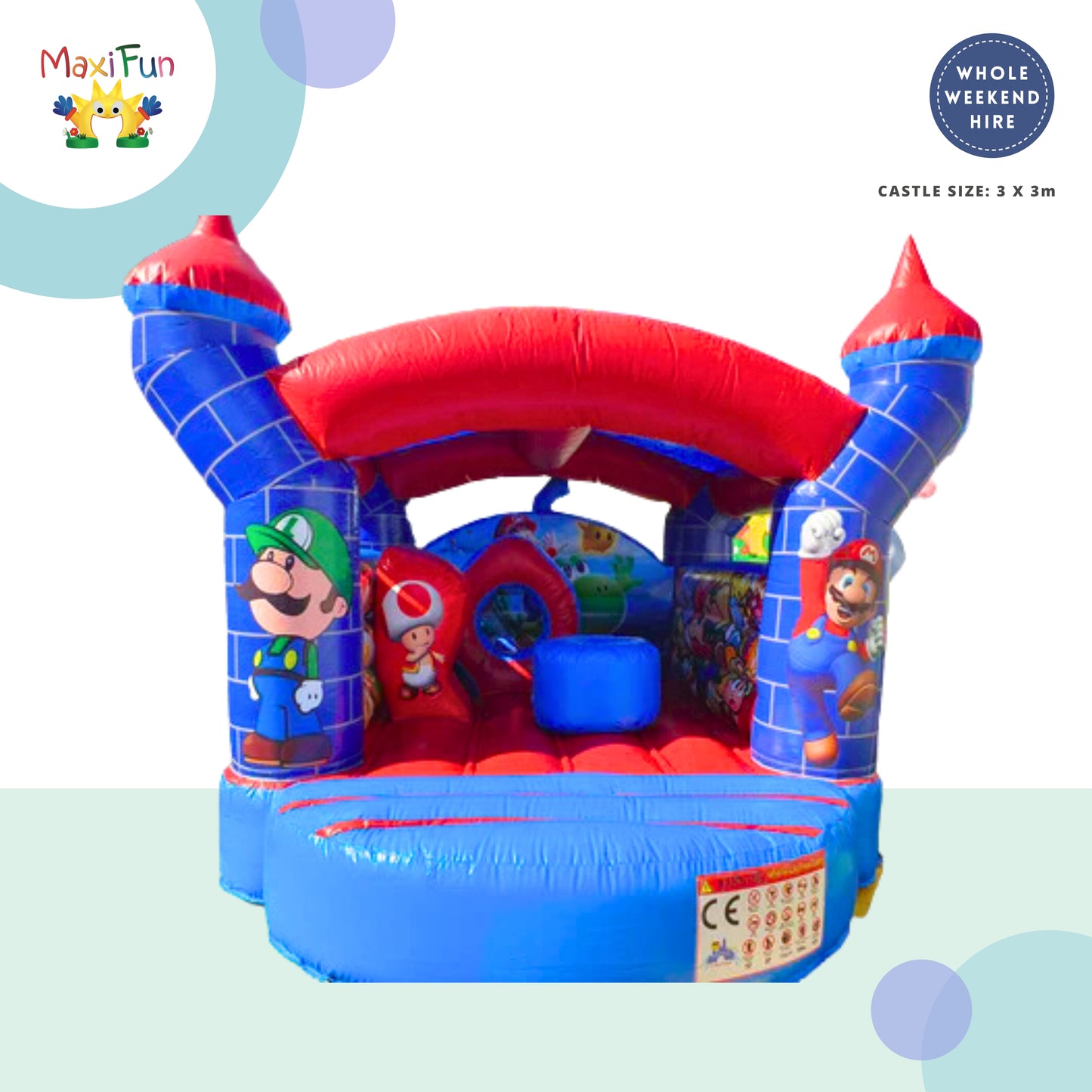 Mario Jumping Castle, South Brisbane