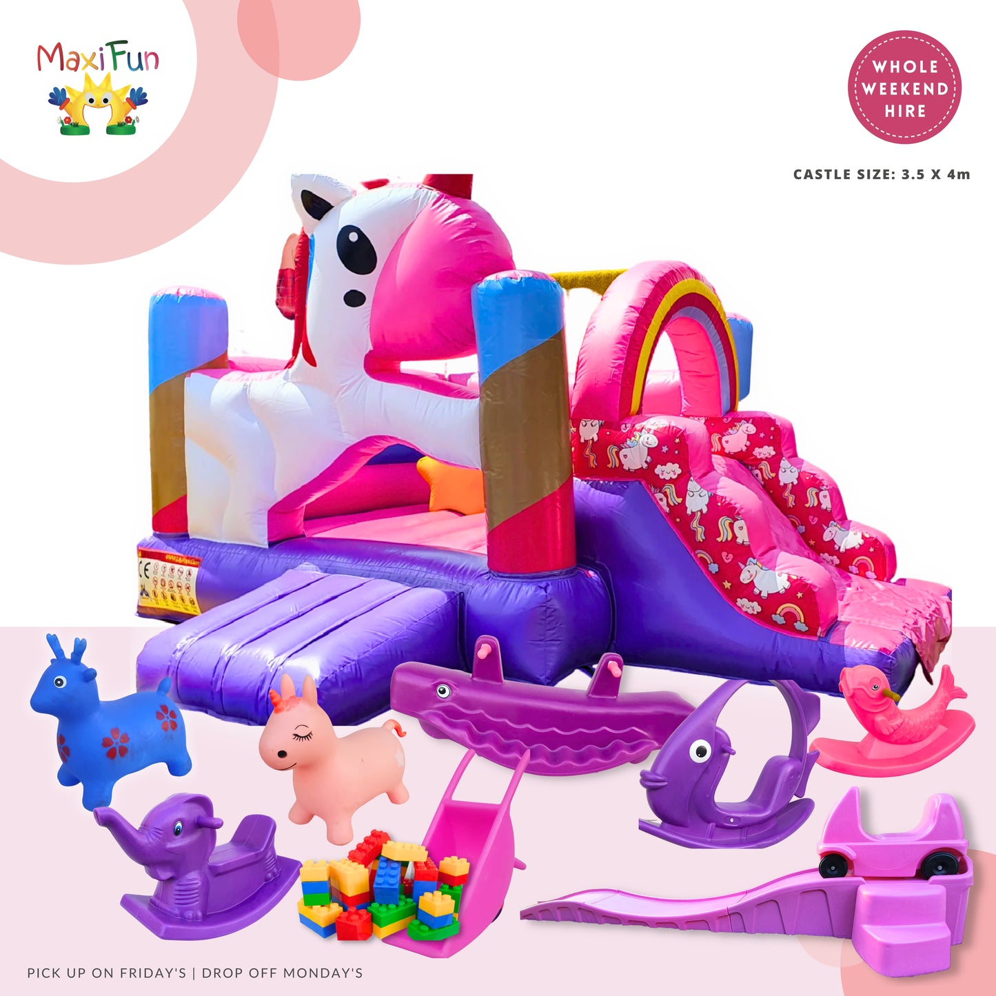 Rainbow Unicorn Party Bundle, Northside