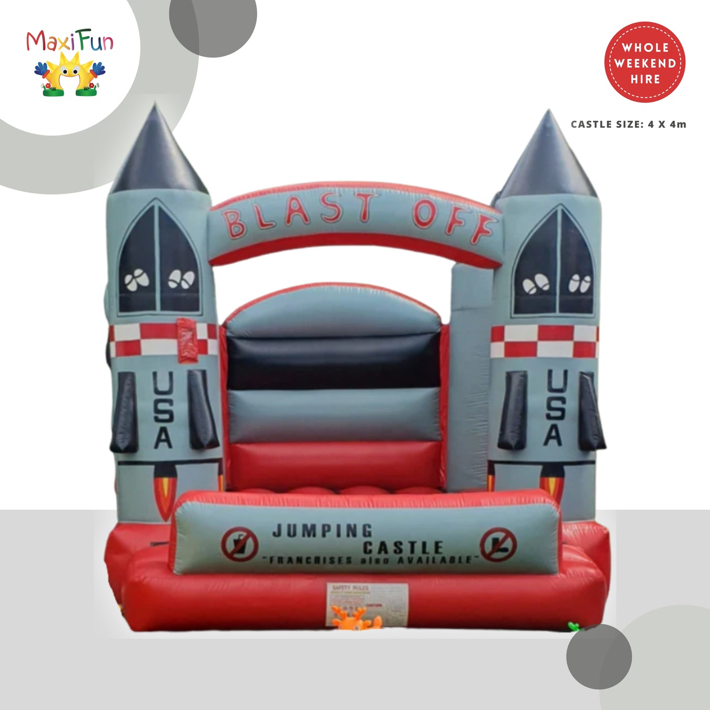 Rocket Jumping Castle, South Brisbane