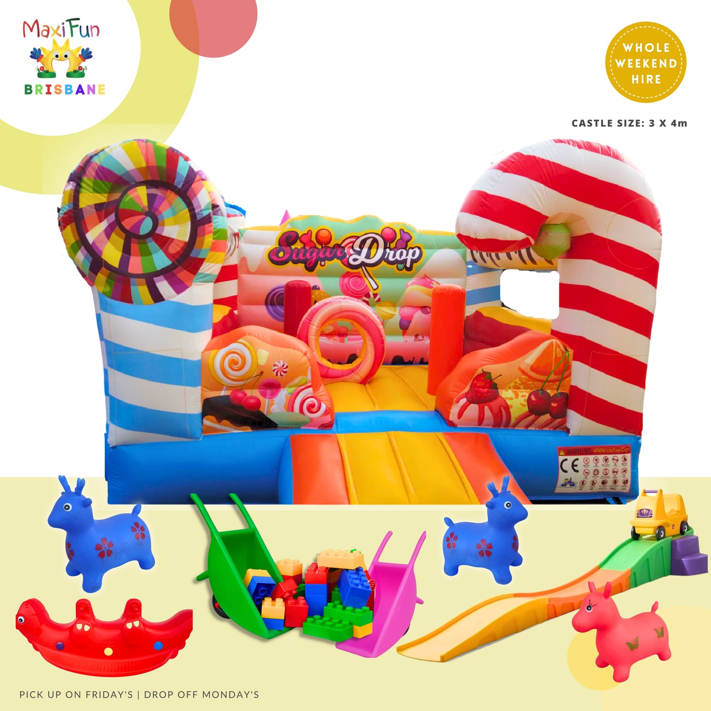 Sugar Drop Party Bundle, South Brisbane