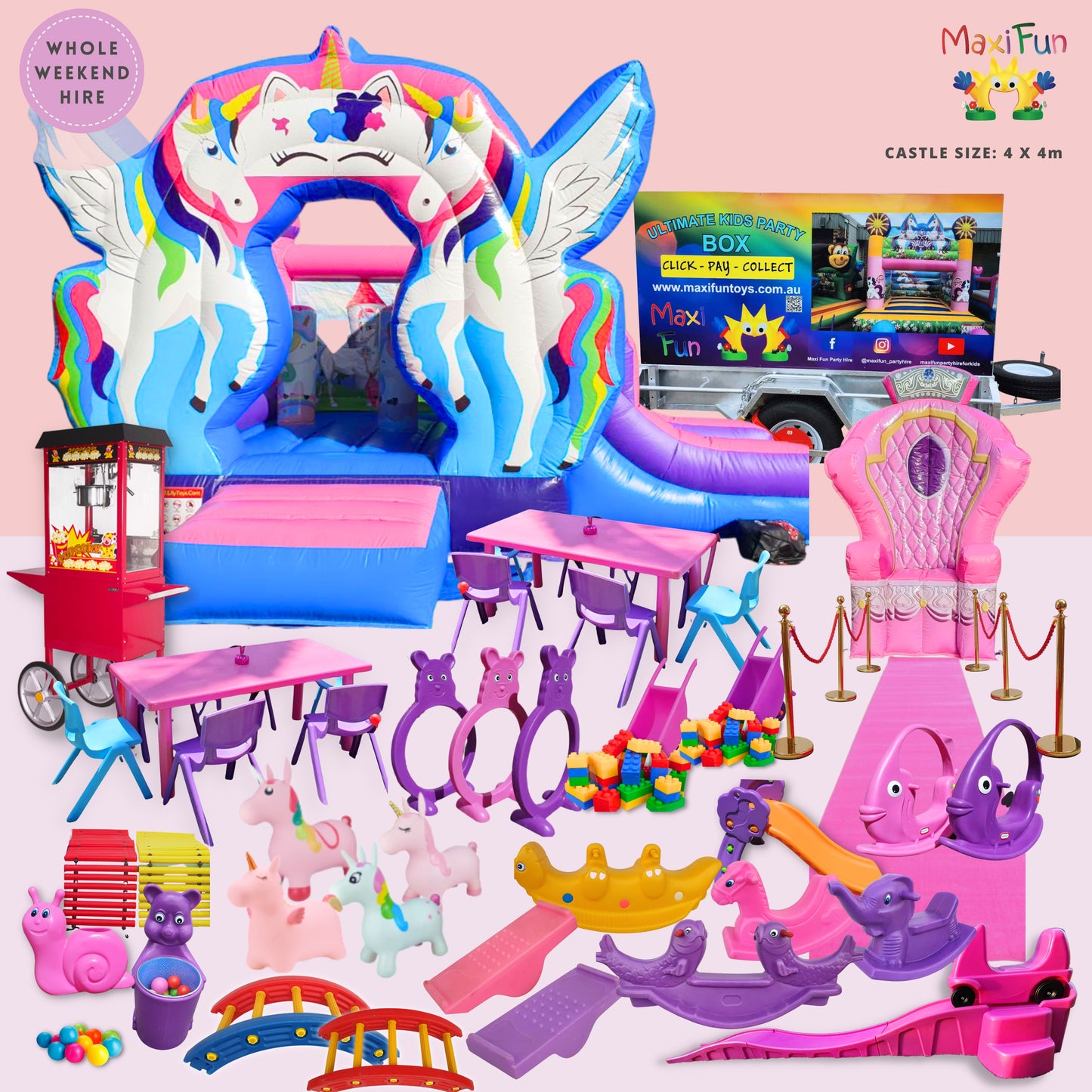 Double Unicorn Trailer Bundle, Southside