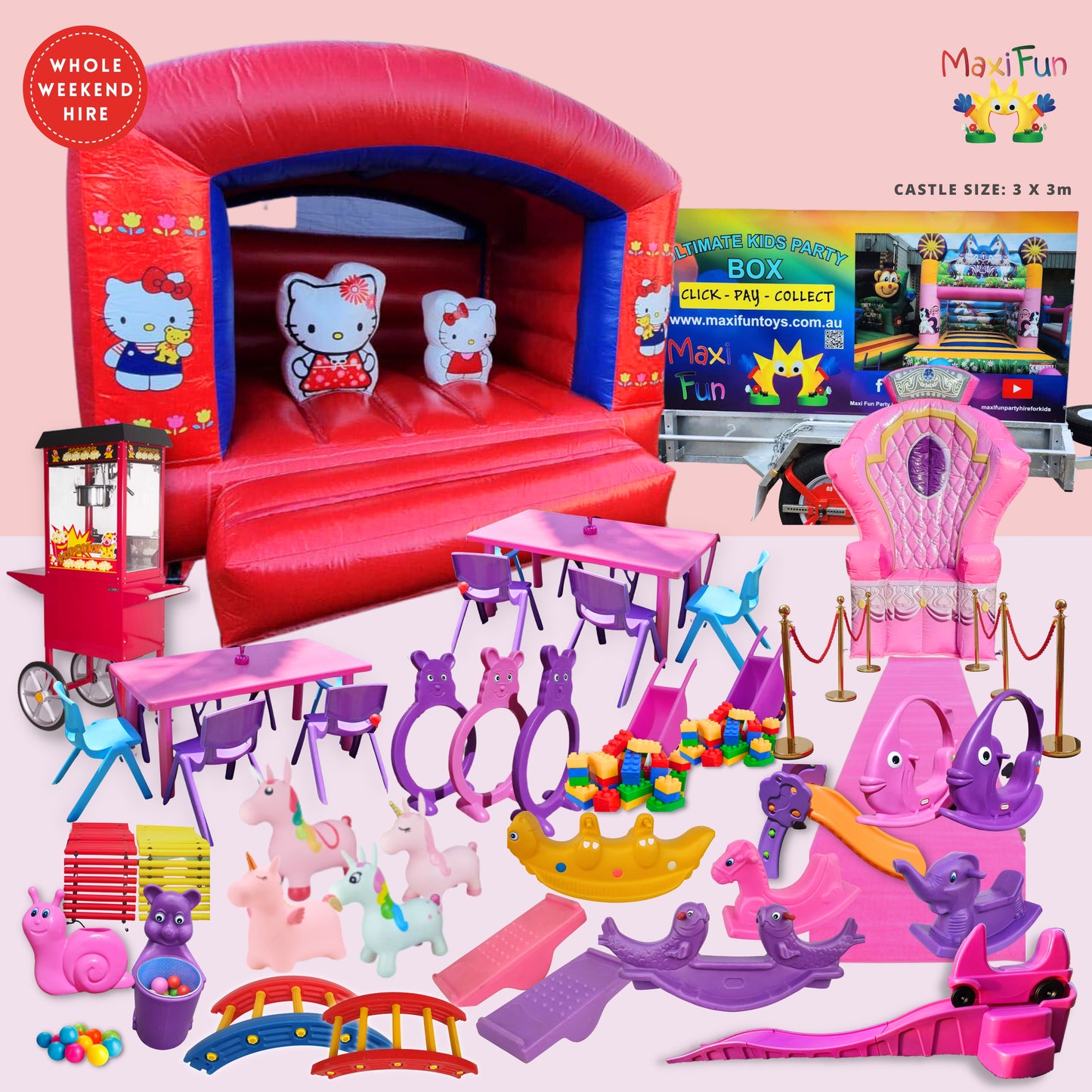 Hello Kitty Trailer Package, South Brisbane