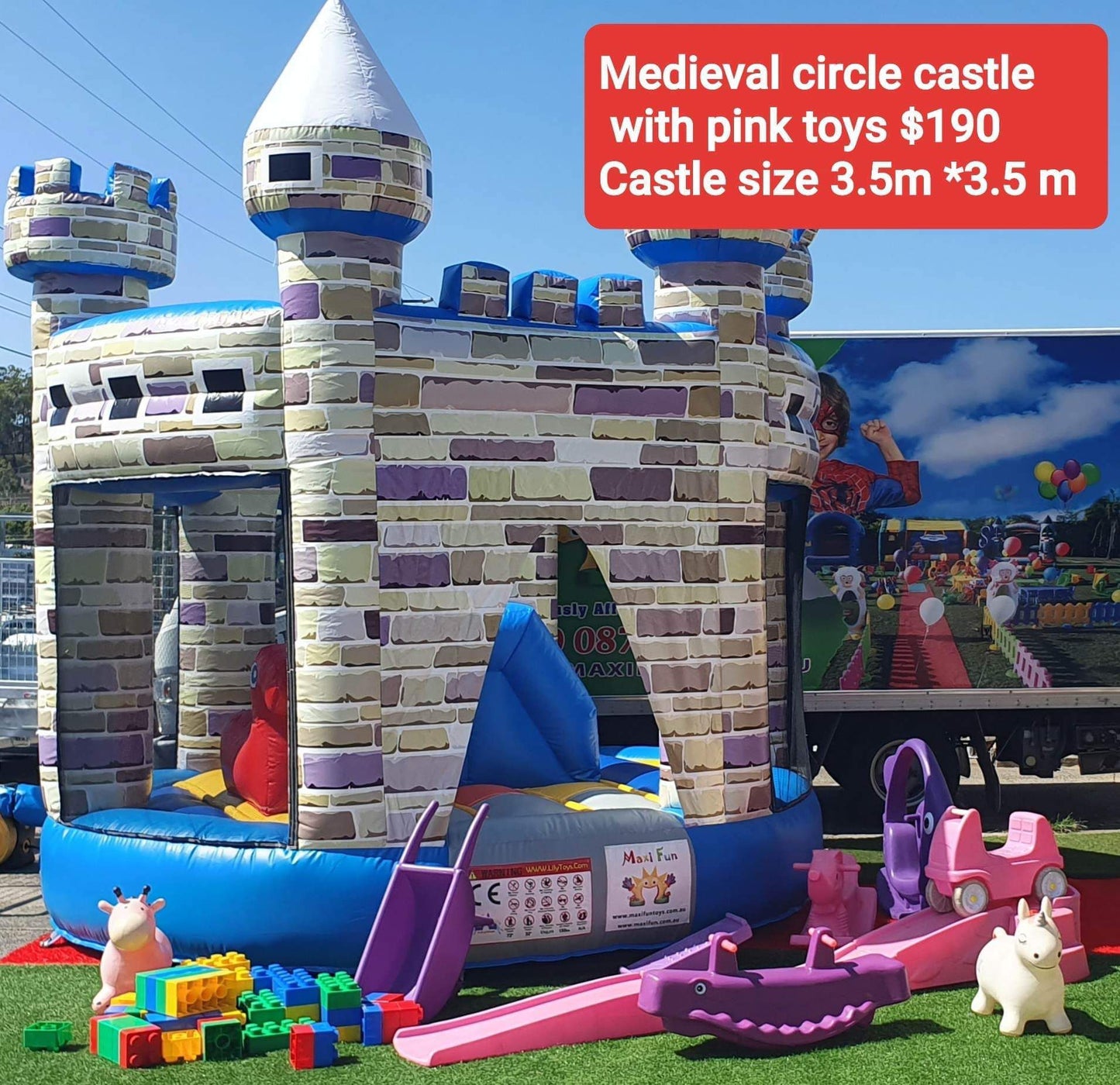 Medieval Jumping Castles Party Bundle - North Brisbane