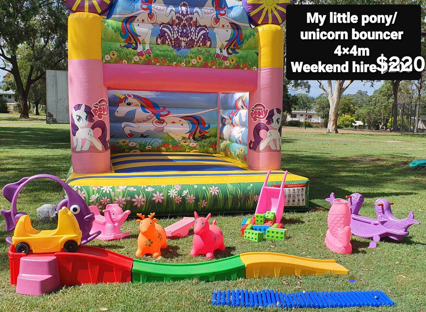 Pony Jumping Castles Party Bundle, South Brisbane