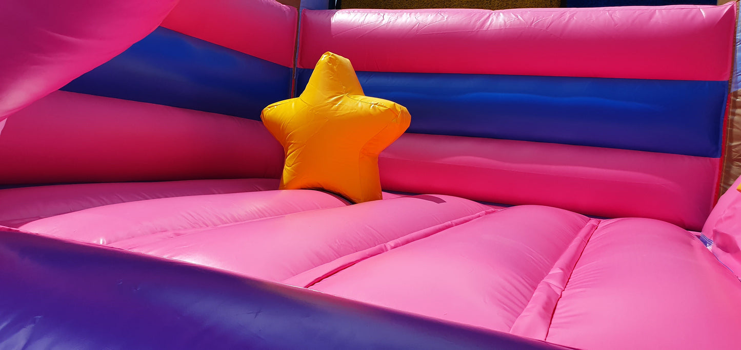 Rainbow Unicorn Jumping Castle With Slide, Northside
