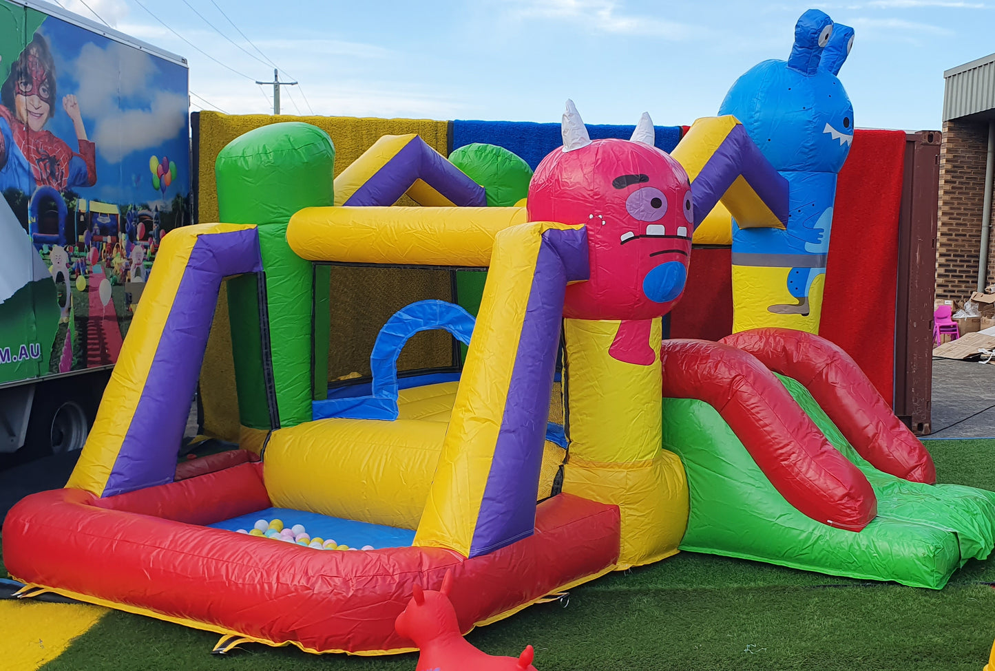 Monster Ball Pit Jumping Castle, South Brisbane