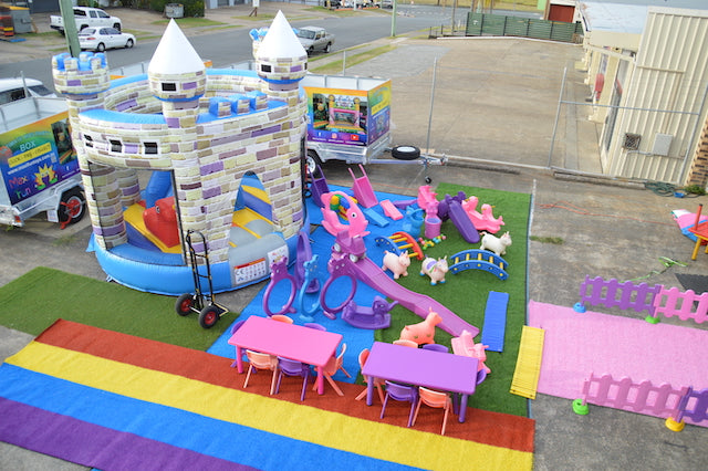 Medieval Castle Pink & Mixed Colors Trailer Bundle, Southside