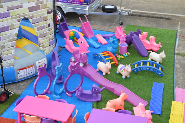Medieval Castle Pink & Mixed Colors Trailer Bundle, Southside