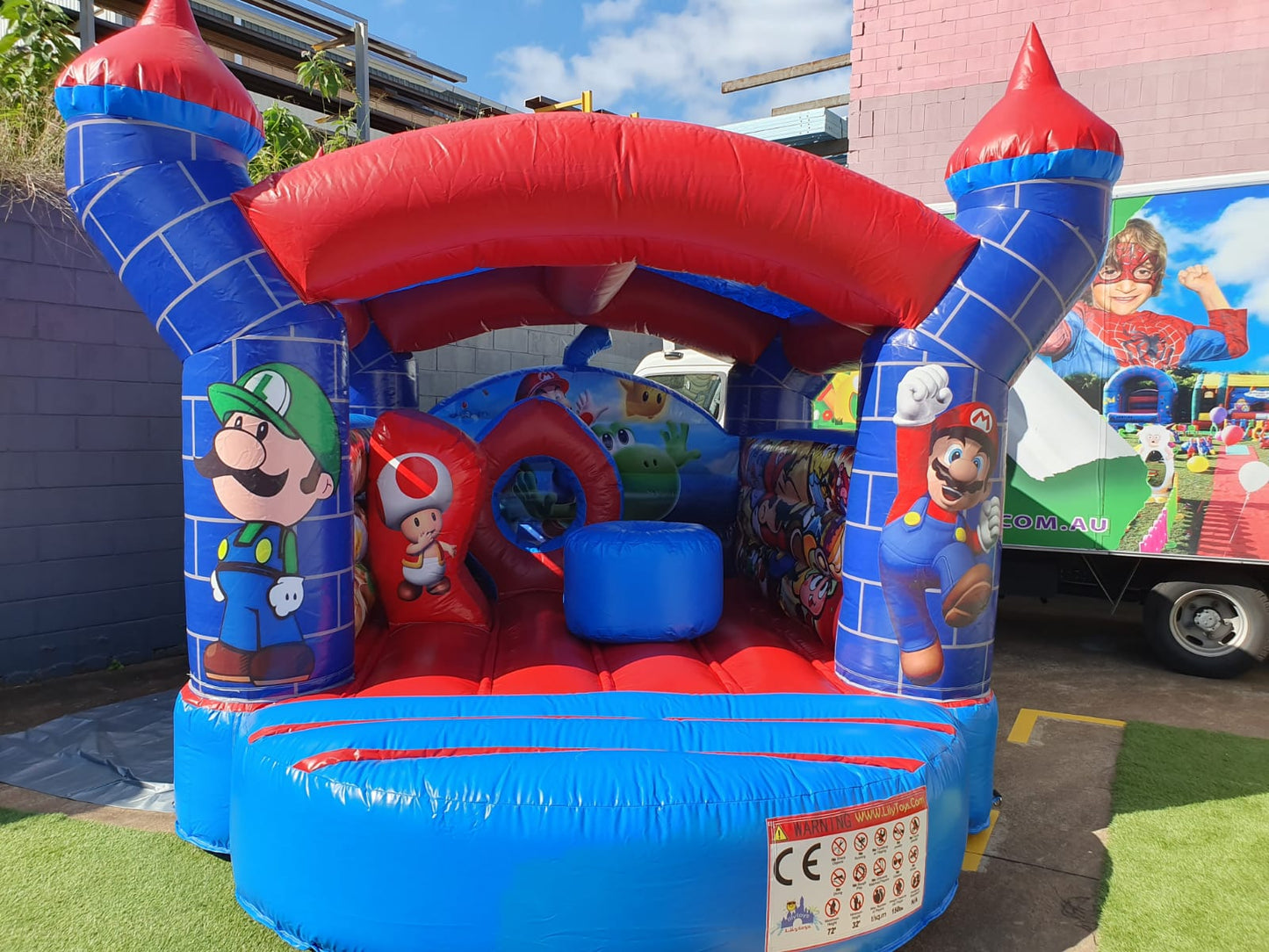Mario Jumping Castle, South Brisbane