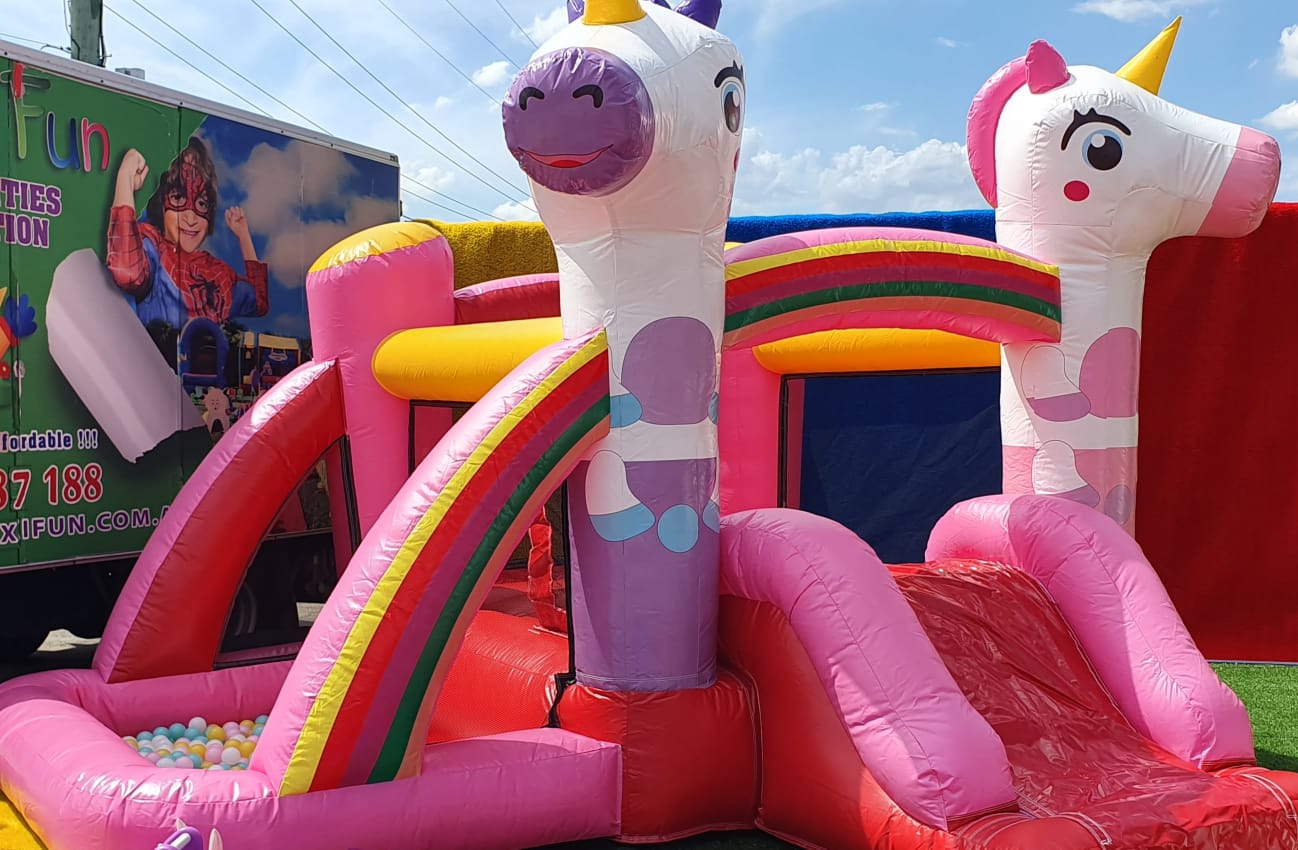 Unicorn Ball Pit Jumping Castle, South Brisbane