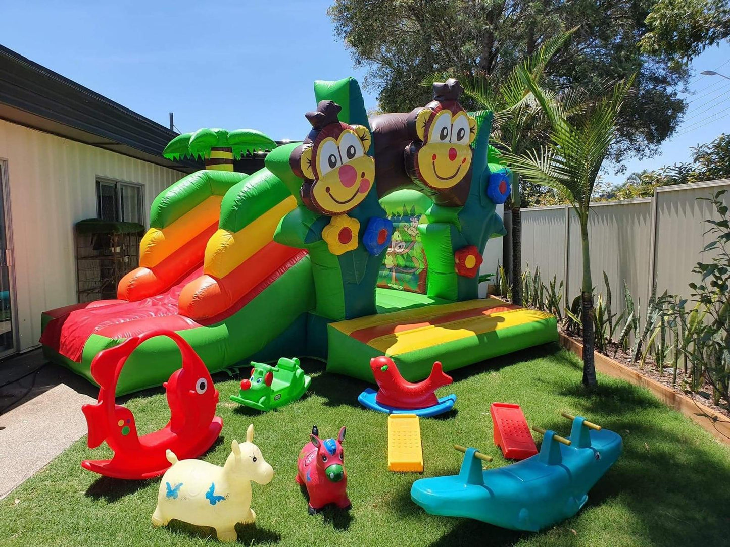 Jungle Jumping Castle Party Bundle, North Brisbane