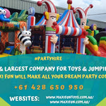 Best and Biggest Kids Party Hire in Brisbane | Maxi Fun Toys & Kids Party Hire: Your Ultimate Source for Fun and Entertainment in Brisbane and Beyond!