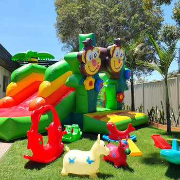 Jungle Jumping Castle Party Bundle, South Brisbane