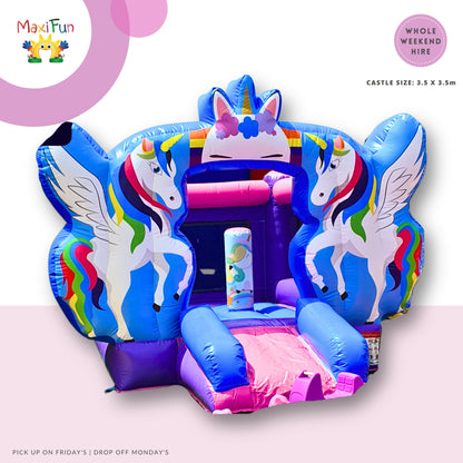 Baby Double Unicorn Jumping Castle, South Brisbane