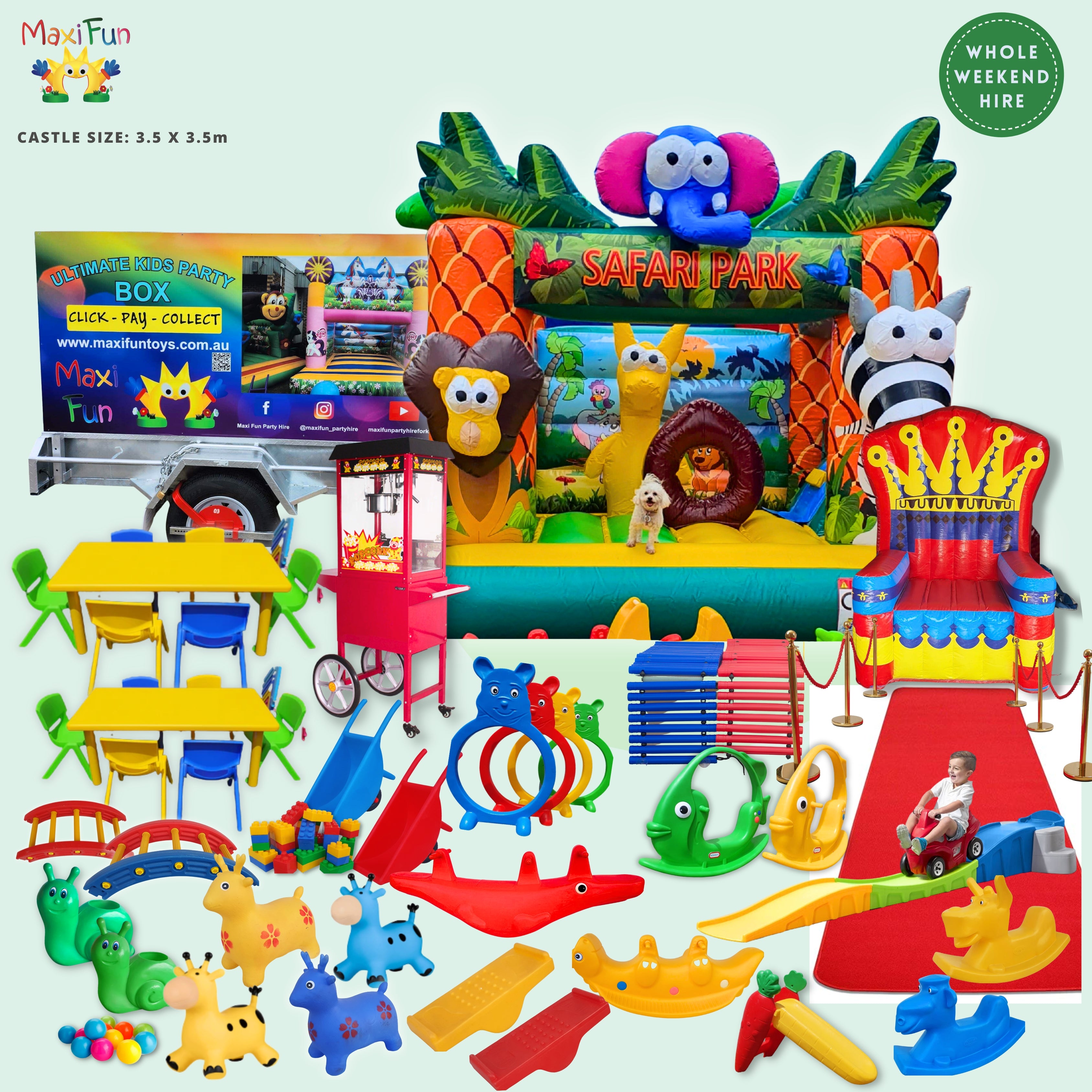 Safari Trailer Bundle, Southside – MAXI FUN Toys