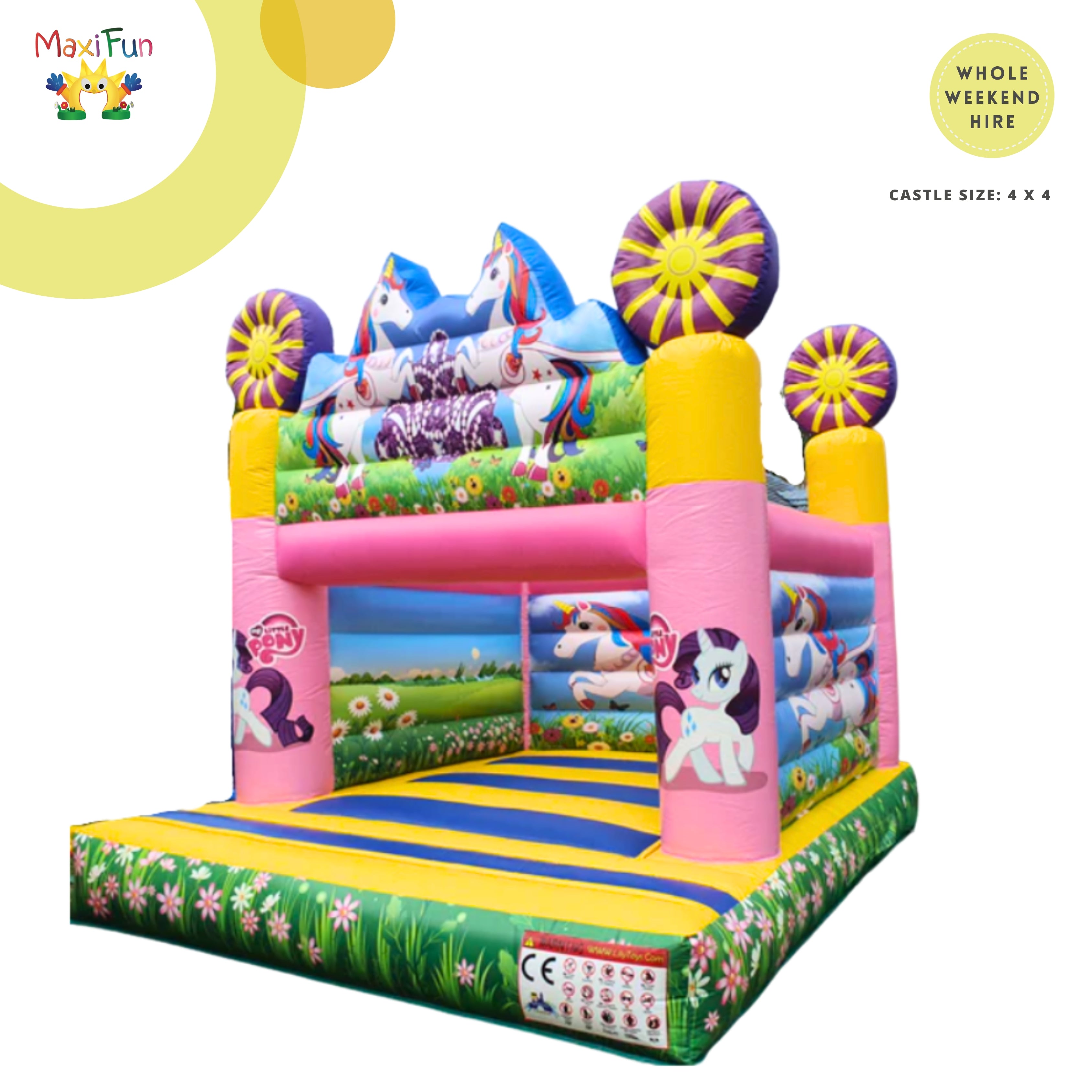 Pony Jumping Castle, Northside – MAXI FUN Toys