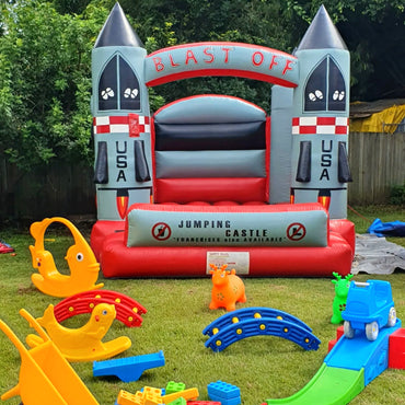 Rocket Jumping Castle Party Bundle, South Brisbane