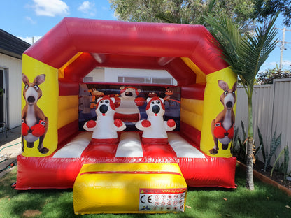 Boxing Kangaroo Jumping Castle, South Brisbane